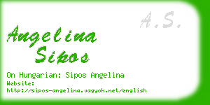 angelina sipos business card